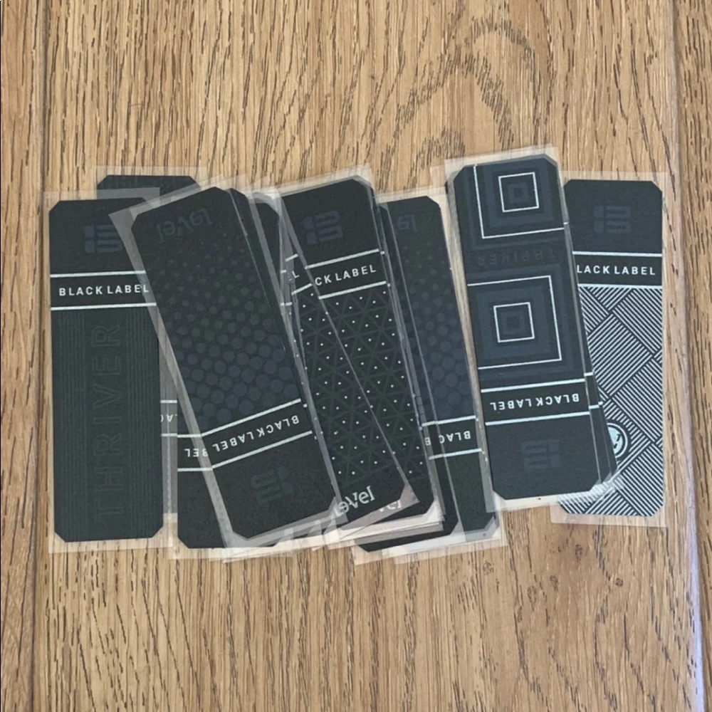 27 black labels